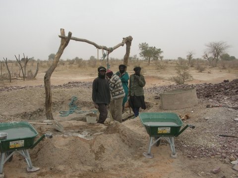 preparing the top of the well